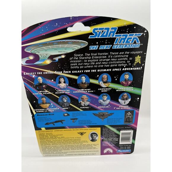 Star Trek Next Generation ROMULAN Action Figure Playmates TNG - NEW - Picture 4 of 10